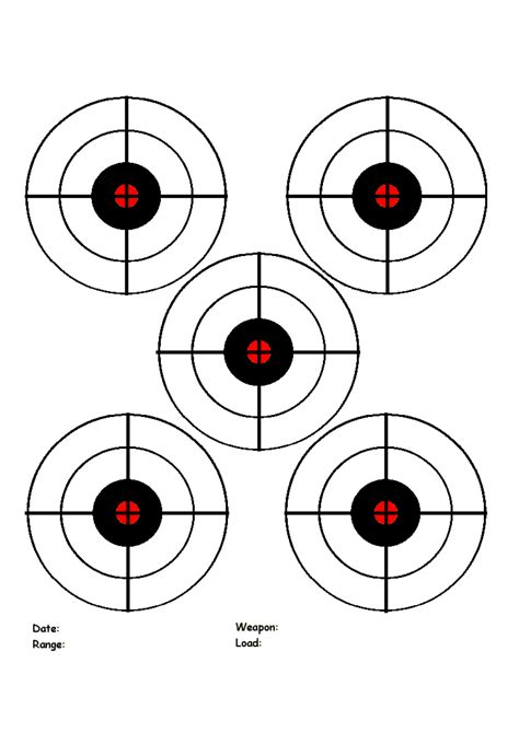 Printable Targets. . Printable targets for shooting
